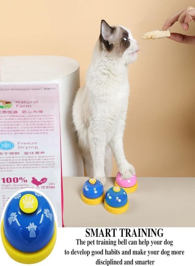 D&C PAWS Pet Training Bell, Heavy Duty Metal Bell Door Bells for Potty Training Go Outside, Clear Ringing Telltale Bell with Non-Slip Rubber Base (Multicolor) - Pack of 1 - Image 5